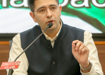 AAP Hit by Major Exodus as Raghav Chadha, MPs Join BJP