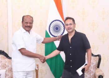 Pradyot Meets Governor, Pushes TTAADC Reforms