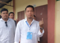 Tipra Motha Candidate Runiel Debbarma Casts Vote, Confident of 100% Victory