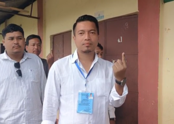 Tipra Motha Candidate Runiel Debbarma Casts Vote, Confident of 100% Victory