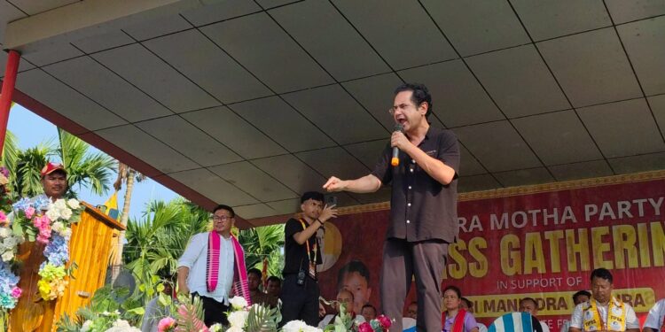 Pradyot Reasserts ‘Greater Tipraland’, Targets BJP