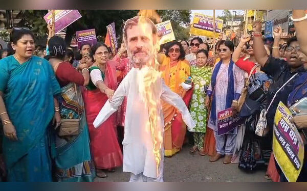 BJP protests in Agartala over Nari Shakti Bill row