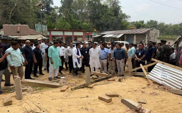 CM Manik Saha visits violence-hit ADC areas in Tripura