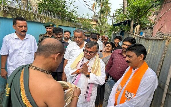 Ratan Lal Nath Campaigns Door-to-Door in Dharmanagar Ahead of By-Poll
