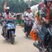TTAADC: BJP Bike Rally for Billu Jamatia Draws 1,500