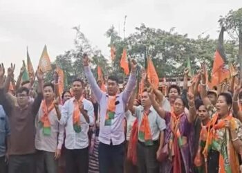 TTAADC polls: BJP holds mega rally in Mungiakami