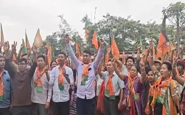 TTAADC polls: BJP holds mega rally in Mungiakami