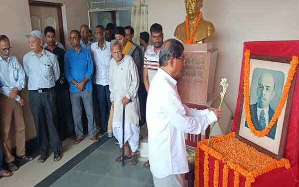 CPI(M) marks Lenin’s 157th birth anniversary in Agartala