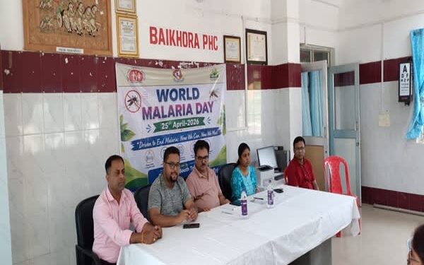 Baikhora PHC observes World Malaria Day with awareness drive