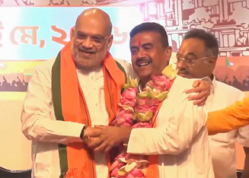 Amit Shah Announces Suvendu Adhikari as Next West Bengal Chief Minister