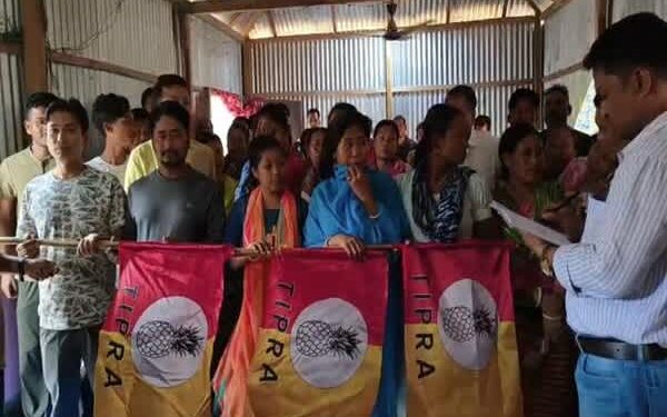 33 BJP Workers Join Tipra Motha in Tripura Hills