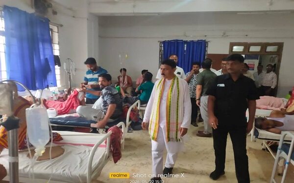 MLA Jhar Chakraborty inspects Dharmanagar Hospital