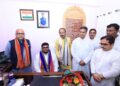 Abhishek Debroy Takes Charge as Tripura BJP Chief