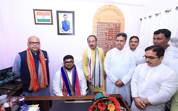 Abhishek Debroy Takes Charge as Tripura BJP Chief