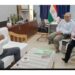 Bikash Debbarma Reviews Stalled Gas Pipeline Work