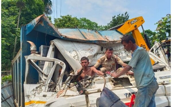 Dumper Mishap in Ambassa Sparks Rescue Delay Concerns