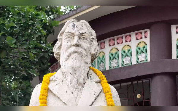BJP seeks replacement of Tagore statue in Bishalgarh