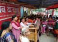 Anganwadi workers protest in Agartala over pay, jobs