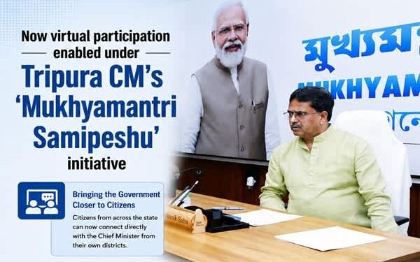 Mukhyamantri Samipeshu Goes Virtual in Tripura