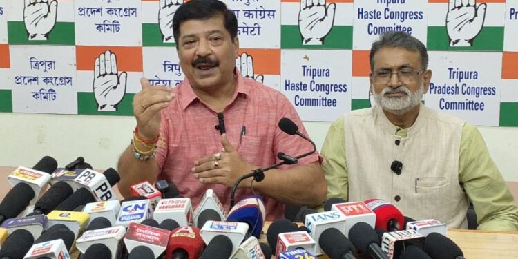 Tripura Congress seeks SC-monitored temple fund probe