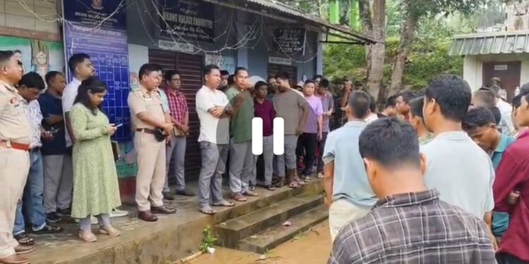 Tripura villagers lock ADC office, demand local polls