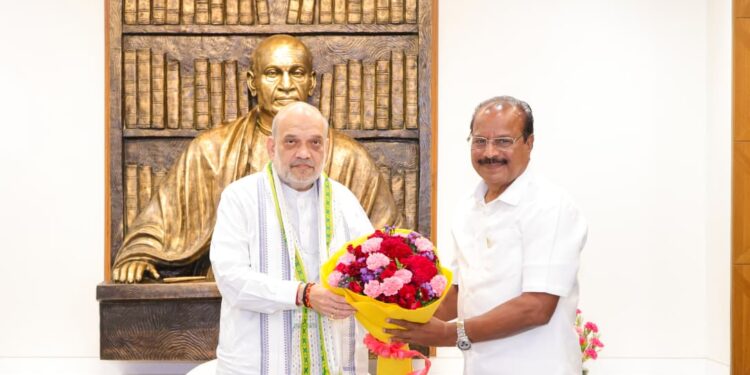 Tripura Governor Meets Amit Shah Amid Focus on Northeast Development