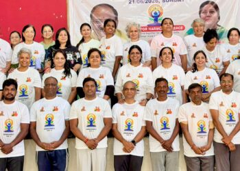 International Yoga Day Celebrated with Enthusiasm at Greenwood Regency Apartment in Mahadevapura