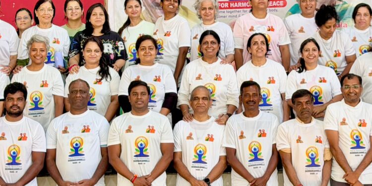 International Yoga Day Celebrated with Enthusiasm at Greenwood Regency Apartment in Mahadevapura