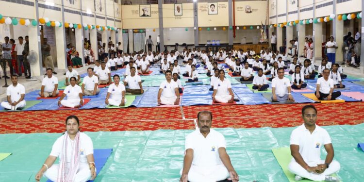 Governor Joins Sepahijala Yoga Day Celebration