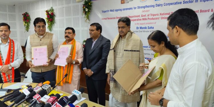 Tripura Signs MoU with NDDB to Launch White Revolution 2.0