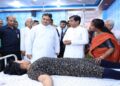 CM praises specially-abled woman for blood donation