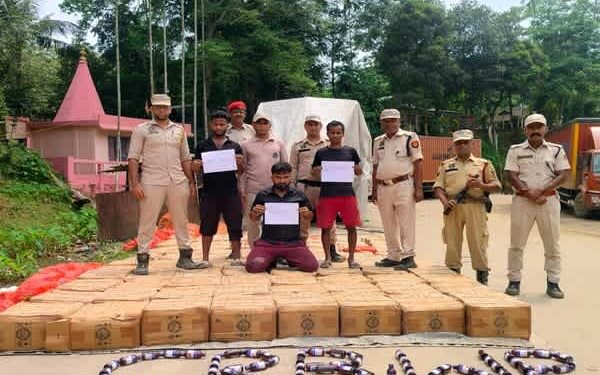 Major Drug Bust at Assam–Tripura Border; Rs 50 Lakh Haul Seized