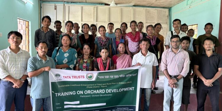 NABARD-Led Initiative Promotes Scientific Orchard Development for Tribal Livelihoods in Tripura