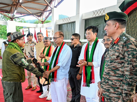 46 KCP-PWG Militants Surrender in Manipur, Lay Down Arms in Major Boost to Peace Process