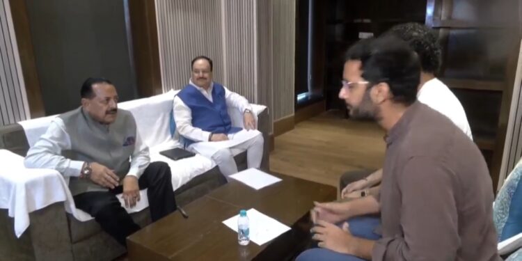 JP Nadda, Jitendra Singh Hold Talks with CJP Delegation Amid Ongoing Paper Leak Protest in Delhi