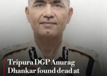 Tripura DGP Anurag Dhankar Found Dead in Office; Suspected Suicide Under Investigation