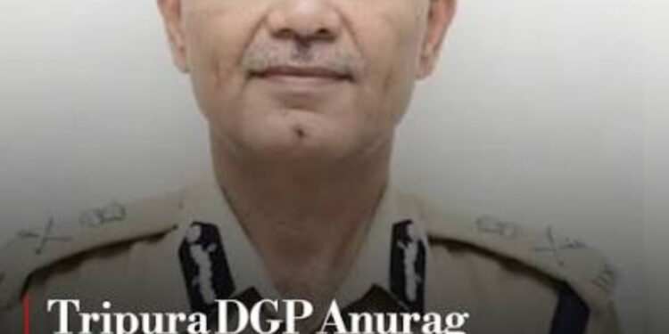 Tripura DGP Anurag Dhankar Found Dead in Office; Suspected Suicide Under Investigation