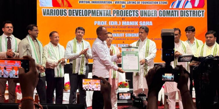 Tripura launches MMNAA Phase-II