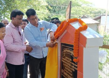 Tripura Minister lays foundation for key rural road project in Teliamura