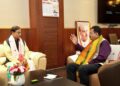 Tripura Speaker Rampada Jamatia meets Assam Speaker Dass