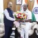 Tripura University VC Meets Governor Reddy
