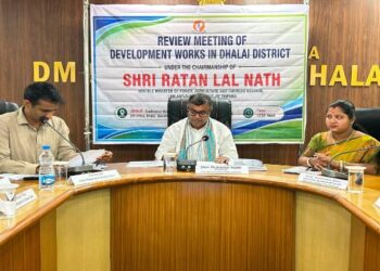 Ratan Lal Nath unveils Dhalai development roadmap