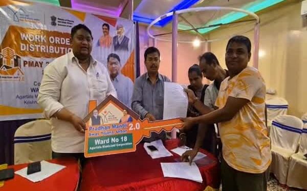 28 PMAY-U beneficiaries receive Agartala work orders
