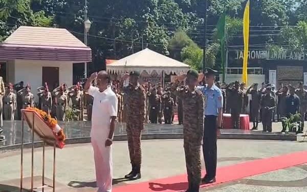 Tripura Pays Tribute to Kargil Heroes; Governor Leads Vijay Diwas Observance in Agartala