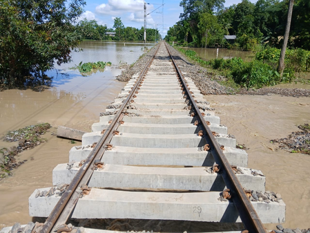 Tripura, southern Assam rail links hit for nearly a month