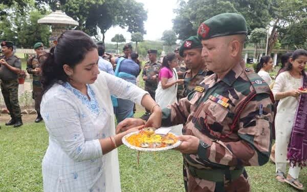 Assam Rifles Celebrates Rakhi With Schoolchildren