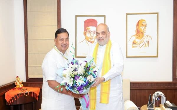 Tripura Deputy Speaker Ram Prasad Paul Meets Amit Shah; State’s Development, Governance and Future Growth in Focus