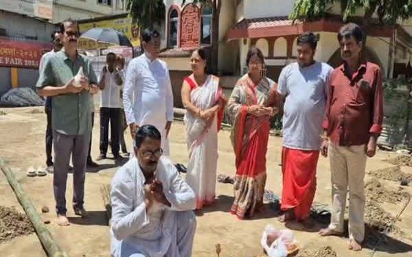 Ramnagar Sanghati Club Holds Khuti Puja