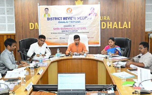 Sudhangshu Das Reviews Welfare Schemes in Dhalai