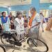 Bhattacharjee Distributes Bicycles to Schoolgirls
